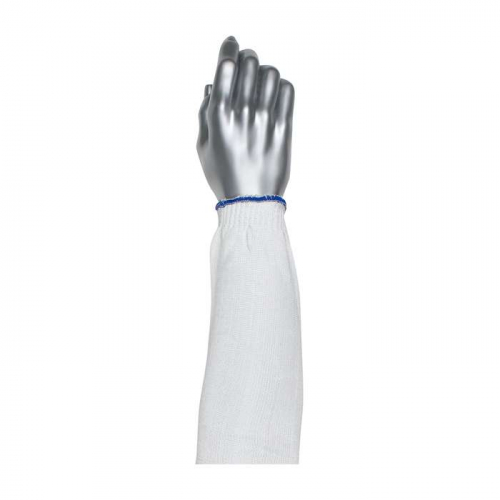 PIP 20-D16, Claw Cover®, Single-Ply Dyneema® Diamond Sleeve, Cut Resistant Sleeve, White, 16