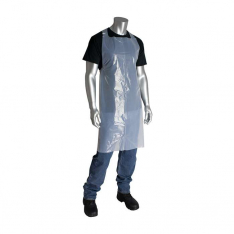 PIP 200-06001, PIP®, Single Use Apron - Smooth, Disposable Clothing, White, 28 x 46
