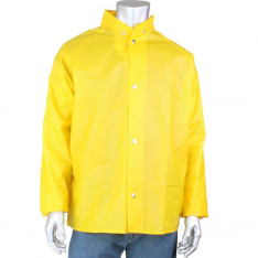 PIP 201-500-Y-2X, Boss®, TPU / Nylon Rain Jacket - 0.25 mm, Rainwear, Yellow, 2XL
