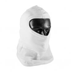 PIP 202-112, PIP®, Double-Layer Nomex® Balaclava with Bib - Full Face, FR Hoods, White, OS