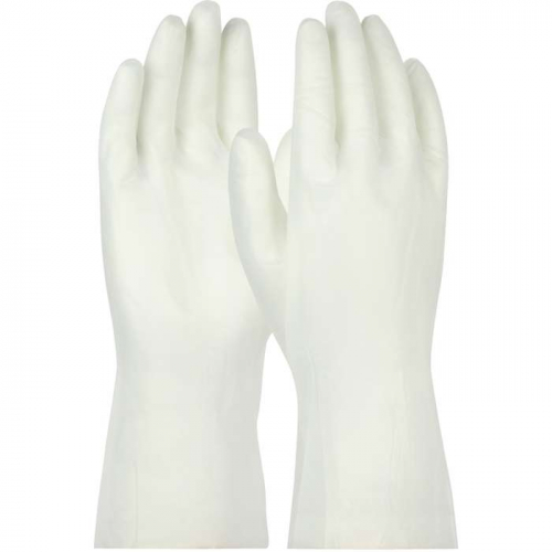 PIP 20GM, QRP® PolyTuff®, Polyurethane Solvent Glove - 8 mil, CE Gloves, Clear, M