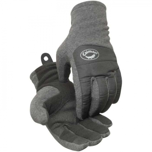 PIP 2384-4, Caiman®, Polyester Fleece Glove with Micro-Dot Patch Grip and Thermal Lining - Touchscr