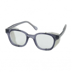 PIP 249-5907-400, Traditional Spectacle, Full Frame Safety Glasses with Smoke Frame, Clear Lens and 