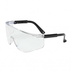 PIP 250-03-0080, Zenon Z28™, OTG Rimless Safety Glasses with Black Temple and Clear Lens, Safety G