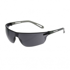 PIP 250-09-0001, Zenon Z-Lyte™, Rimless Safety Glasses with Gray Temple, Gray Lens and Anti-Scratc