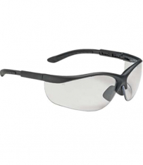 PIP 250-21-0420, Hi-Voltage AC™, Semi-Rimless Safety Glasses with Black Frame, Clear Lens and Anti