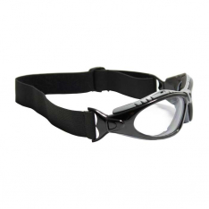 PIP 250-50-0420, Fuselage™, Full Frame Safety Glasses with Black Frame, Foam Padding, Clear Lens a