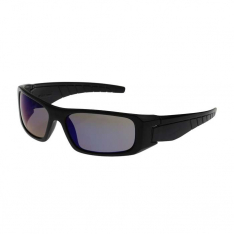 PIP 250-53-0006, Squadron™, Full Frame Safety Glasses with Black Frame, Blue Mirror Plus Lens and 