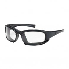 PIP 250-CE-10090, Cefiro™, Full Frame Safety Glasses with Black Frame, Rubber Foam Padding, Clear 