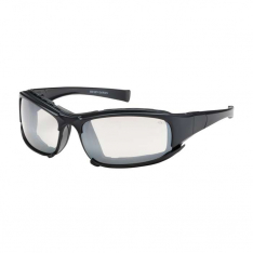 PIP 250-CE-10092, Cefiro™, Full Frame Safety Glasses with Black Frame, Rubber Foam Padding, I/O Le