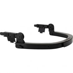PIP 251-EPB101, Dynamic™, Cap Style Face Shield Bracket, Plastic, Slot Mount, Face Protection, Bla