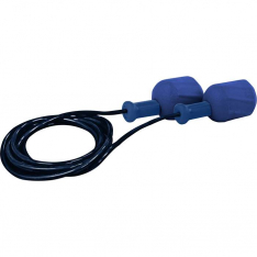 PIP 267-HPF610D, Food Pro EZ-Twist™, Metal Detectable Polyurethane Foam Corded Ear Plugs - 30 NRR 