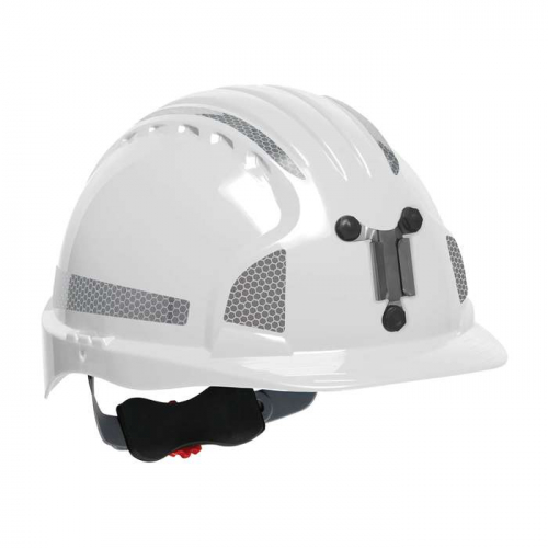 PIP 280-EV6151MCR2-10, Evolution® Deluxe 6151, Standard Brim Mining Hard Hat with HDPE Shell, 6-Poi