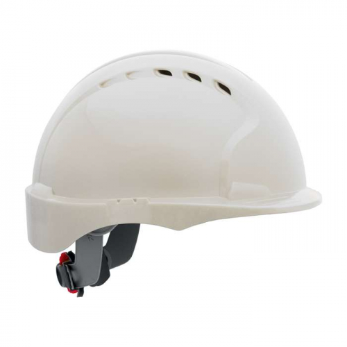 PIP 280-EV6151SV-10, Evolution® Deluxe 6151, Vented, Short Brim Hard Hat with HDPE Shell, 6-Point P