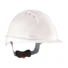 PIP 280-EV6151V-10, Evolution® Deluxe 6151, Standard Brim, Vented Hard Hat with HDPE Shell, 6-Point