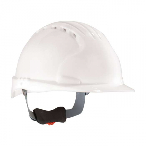 PIP 280-EV6151V-10, Evolution® Deluxe 6151, Standard Brim, Vented Hard Hat with HDPE Shell, 6-Point