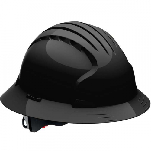 PIP 280-EV6161-11, Evolution® Deluxe 6161, Full Brim Hard Hat with HDPE Shell, 6-Point Polyester Su
