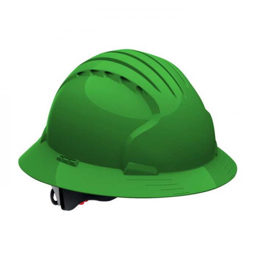 PIP 280-EV6161-30, Evolution® Deluxe 6161, Full Brim Hard Hat with HDPE Shell, 6-Point Polyester Su
