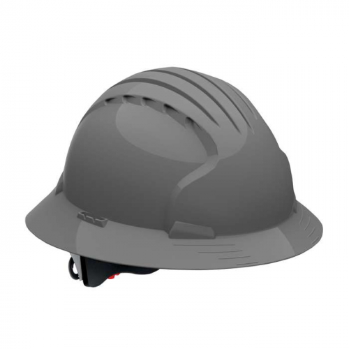 PIP 280-EV6161-40, Evolution® Deluxe 6161, Full Brim Hard Hat with HDPE Shell, 6-Point Polyester Su