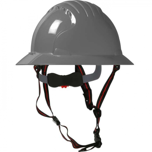 PIP 280-EV6161-CH-40, EVO® 6161 Ascend™, Full Brim Safety Helmet with HDPE Shell, 4-Point Chinstr