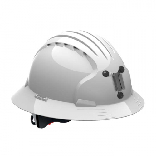 PIP 280-EV6161M-10, Evolution® Deluxe 6161, Full Brim Mining Hard Hat with HDPE Shell, 6-Point Poly