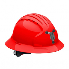 PIP 280-EV6161M-60, Evolution® Deluxe 6161, Full Brim Mining Hard Hat with HDPE Shell, 6-Point Poly