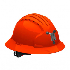 PIP 280-EV6161M-OR, Evolution® Deluxe 6161, Full Brim Mining Hard Hat with HDPE Shell, 6-Point Poly