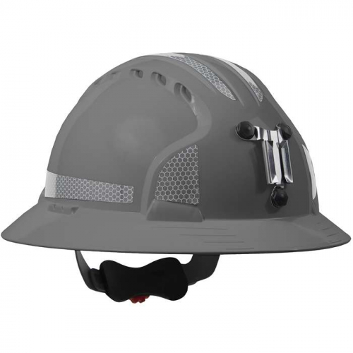 PIP 280-EV6161MCR2-40, Evolution® Deluxe 6161, Full Brim Mining Hard Hat with HDPE Shell, 6-Point P