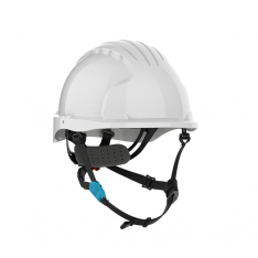 PIP 280-EV6252S-CH-10, Evolution Deluxe 6252, Safety Helmets, White, OS, Short Brim Safety Helmet Wi