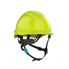PIP 280-EV6252S-CH-LY, Evolution Deluxe 6252, Safety Helmets, Hi-Vis Yellow, OS, Short Brim Safety H