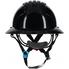 PIP 280-EV6262-CH-11, Evolution Deluxe 6262, Safety Helmets, Black, OS, Full Brim Safety Helmet With