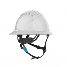 PIP 280-EV6262V-CH-10, Evolution Deluxe 6262, Safety Helmets, White, OS, Vented, Full Brim Safety He
