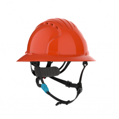 PIP 280-EV6262V-CH-OR, Evolution Deluxe 6262, Safety Helmets, Neon Orange, OS, Vented, Full Brim Saf