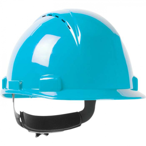 PIP 280-HP1141RSPV-06, Logan™, Short Brim, Vented, Cap Style Hard Hat with HDPE Shell, 4-Point Tex