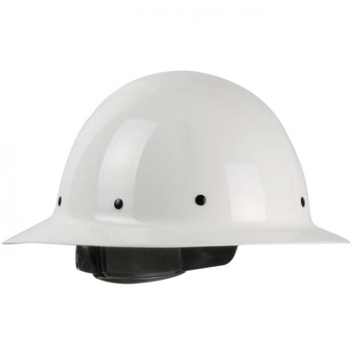 PIP 280-HP1481R-01, Wolfjaw™, Full Brim Smooth Dome Hard Hat with Fiberglass Resin Shell, 8-Point 