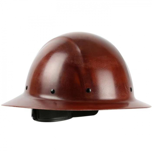 PIP 280-HP1481R-81, Wolfjaw™, Full Brim Smooth Dome Hard Hat with Fiberglass Resin Shell, 8-Point 