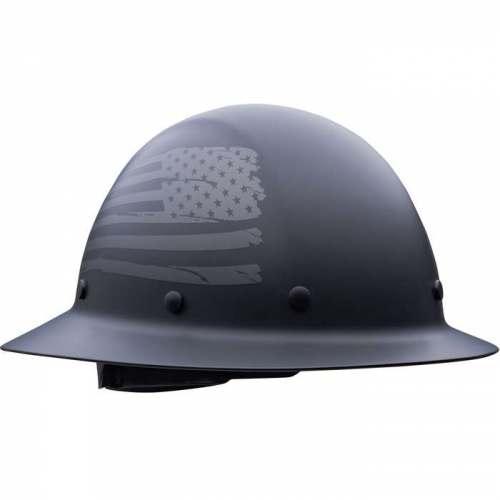 PIP 280-HP1481USA-11M, Wolfjaw™, Full Brim Smooth Dome Hard Hat with Fiberglass Resin Shell, Graph