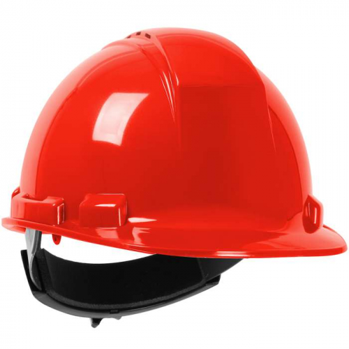 PIP 280-HP241RV-15, Whistler™, Vented, Cap Style Hard Hat with HDPE Shell, 4-Point Textile Suspens