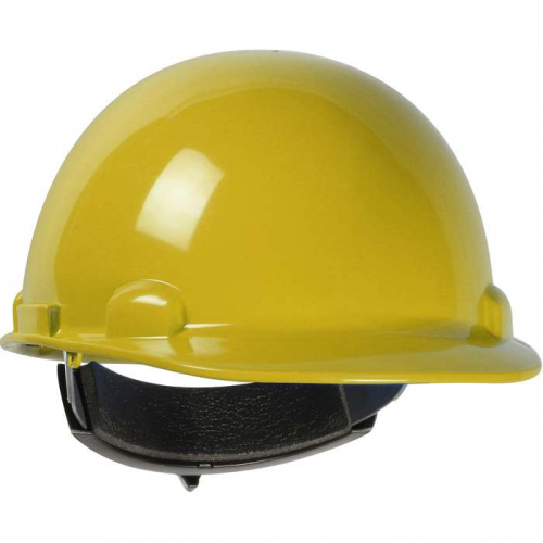 PIP 280-HP341R-02, Dom™, Cap Style Smooth Dome Hard Hat with HDPE Shell, 4-Point Textile Suspensio