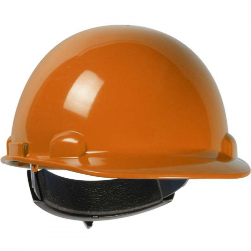PIP 280-HP341R-03, Dom™, Cap Style Smooth Dome Hard Hat with HDPE Shell, 4-Point Textile Suspensio