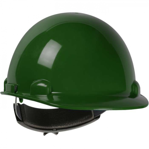 PIP 280-HP341R-04, Dom™, Cap Style Smooth Dome Hard Hat with HDPE Shell, 4-Point Textile Suspensio
