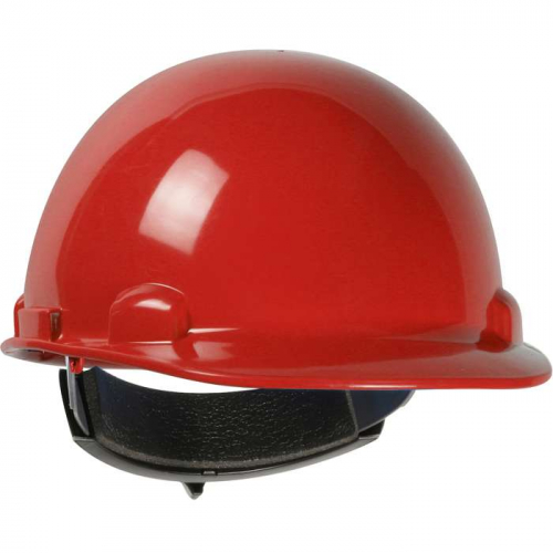 PIP 280-HP341R-15, Dom™, Cap Style Smooth Dome Hard Hat with HDPE Shell, 4-Point Textile Suspensio