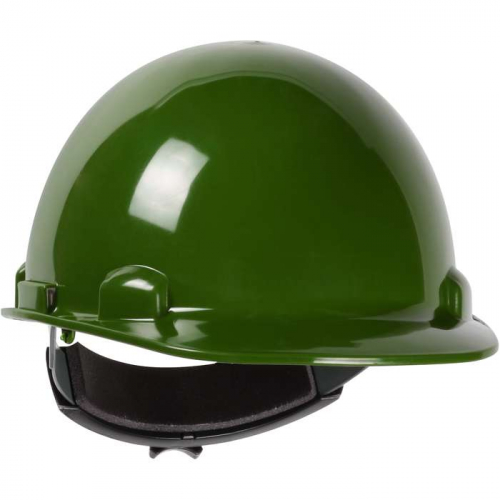 PIP 280-HP341R-74, Dom™, Cap Style Smooth Dome Hard Hat with HDPE Shell, 4-Point Textile Suspensio