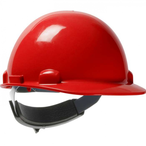 PIP 280-HP341SR-15, Dom™, Cap Style Smooth Dome Hard Hat with HDPE Shell, 4-Point Textile Suspensi