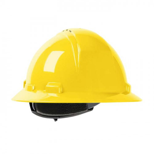 PIP 280-HP641RV-02, Kilimanjaro™, Vented, Full Brim Hard Hat with HDPE Shell, 4-Point Textile Susp