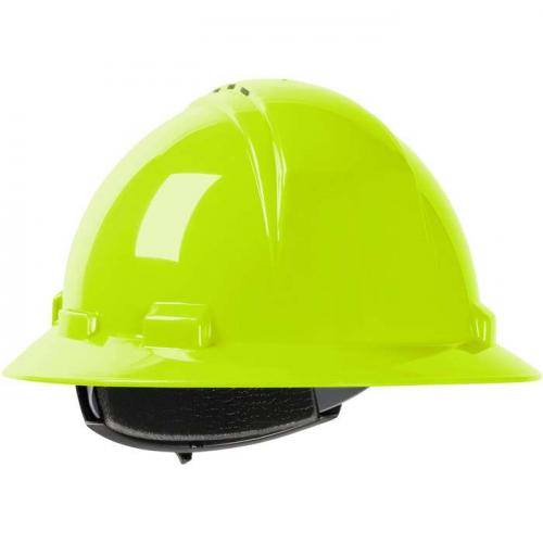 PIP 280-HP641RV-44, Kilimanjaro™, Vented, Full Brim Hard Hat with HDPE Shell, 4-Point Textile Susp