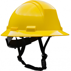 PIP 280-HP642RM-CH-02, Kilimanjaro, Safety Helmets, Yellow, OS, ANSI Type Ii Full Brim Safety Helmet