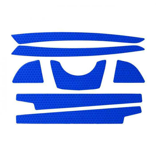 PIP 281-CR2FB-10-BL, JSP®, CR2 Reflective Kit for Full Brim Hard Hats, Head Protect Access, Blue, O