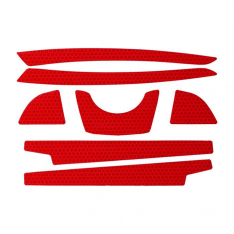 PIP 281-CR2FB-10-RE, JSP®, CR2 Reflective Kit for Full Brim Hard Hats, Head Protect Access, Red, OS