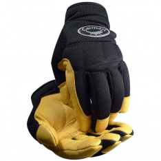 PIP 2907-5, Caiman® MAG™, Multi-Activity Glove with Sheep Grain Leather Palm and Black Spandex Ba